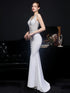 Sexy Elegant Luxury Wedding Evening Long Dresses for Women Rhinestone Prom Party Dresses Summer Dress